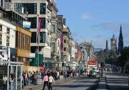 Princes Street looking from West to East