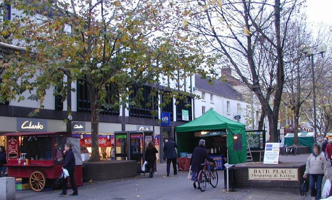 Taunton High Street shops - See text below
